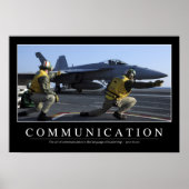 通信：感動的引用文 ポスター (正面)