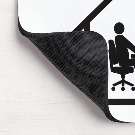 通勤は？ マウスパッド (コーナー)