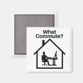 通勤は？ マグネット (正面/裏面)