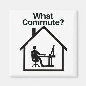 通勤は？ マグネット (正面)