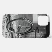 通勤バイクのグレースケール写真 Case-Mate iPhoneケース (裏面 (横))