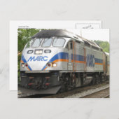 通勤列車 ポストカード (正面/裏面)