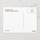 通勤列車 ポストカード (裏面)