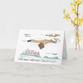 通勤者(バースデー・カード) カード (黄色い花)