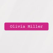 通学カラフル場の防水名ラベル ラベル (デザイン1)