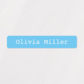 通学カラフル場の防水名ラベル ラベル (デザイン1)