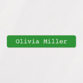 通学カラフル場の防水名ラベル ラベル (デザイン1)