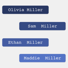 通学カラフル場の防水名ラベル ラベル