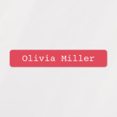 通学カラフル場の防水名ラベル ラベル (デザイン1)