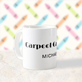 通学カープールパパ コーヒーマグカップ