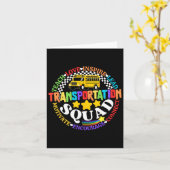 通学バスの運転手 カード (黄色い花)