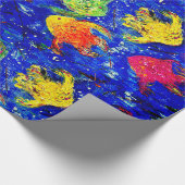 通学用クール魚の包み紙 ラッピングペーパー (コーナー)