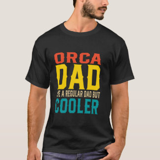通常おもしろいのパパのようにOrcaのパパがファックールト Tシャツ