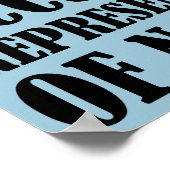 通常でないポスタおもしろいー記号 ポスター (角)