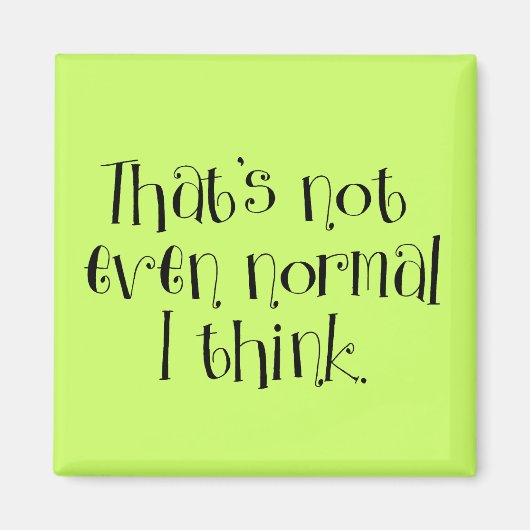 通常でない磁石 マグネット (正面)