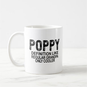 通常のおじいちゃんだけのようなPOPPY定クール義 コーヒーマグカップ