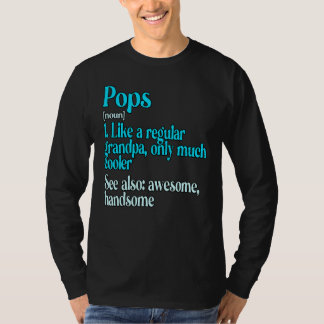 通常のおじいちゃんのようなメンズポップはクール Tシャツ