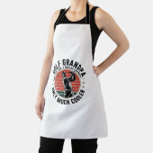 通常のおじいちゃんのようにゴルフのおじいちゃん(2) エプロン (インサイチュ)