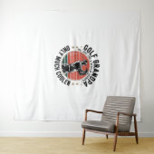 通常のおじいちゃんのようにゴルフのおじいちゃん(2) タペストリー (インサイチュ(横))