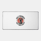 通常のおじいちゃんのようにゴルフのおじいちゃん(2) デスクマット (正面)