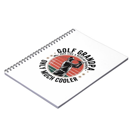 通常のおじいちゃんのようにゴルフのおじいちゃん(2) ノートブック (左側)