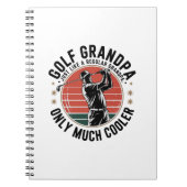 通常のおじいちゃんのようにゴルフのおじいちゃん(2) ノートブック (正面)