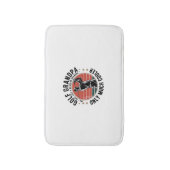 通常のおじいちゃんのようにゴルフのおじいちゃん(2) バスマット (正面縦)