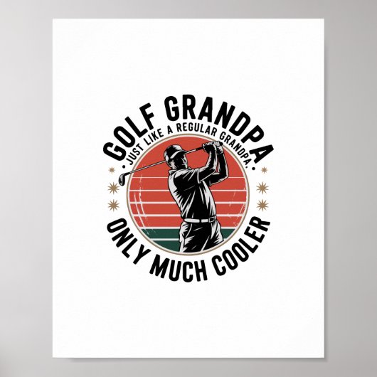 通常のおじいちゃんのようにゴルフのおじいちゃん(2) ポスター (正面)