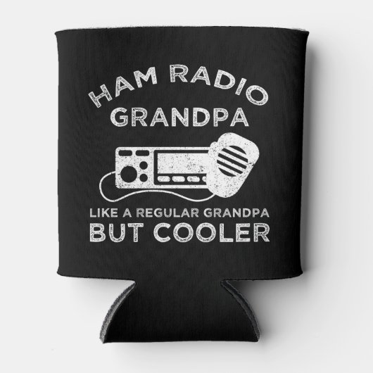 通常のおじいちゃんのようにハムラジオおじいちゃんクールが 缶クーラー (正面)
