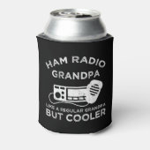 通常のおじいちゃんのようにハムラジオおじいちゃんクールが 缶クーラー (缶裏面)