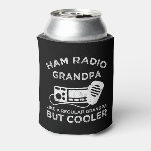 通常のおじいちゃんのようにハムラジオおじいちゃんクールが 缶クーラー (缶裏面)