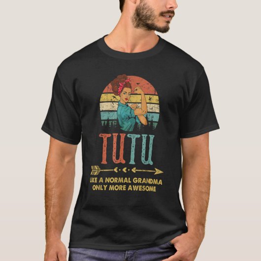 通常のおばあちゃんだけより多くの女性のようにツツ素晴らしュ Tシャツ (正面)