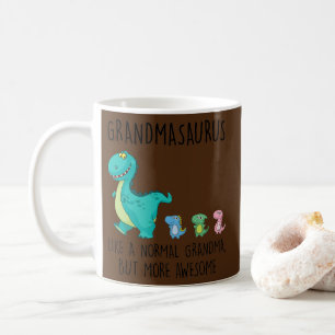 通常のおばあちゃんのようだがもっとグランマザウルス コーヒーマグカップ