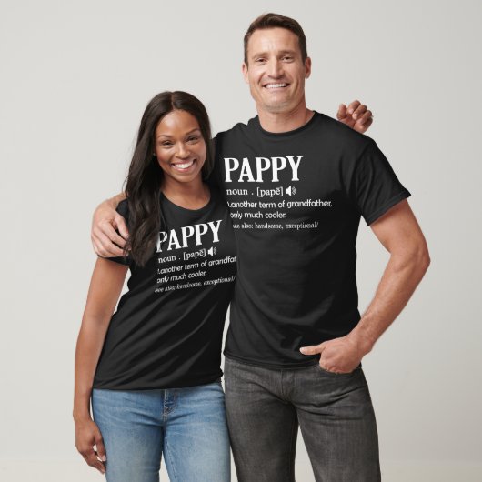 通常のおもしろいおじいちゃんのようなMens Pappy定義 Tシャツ (ユニセックス)