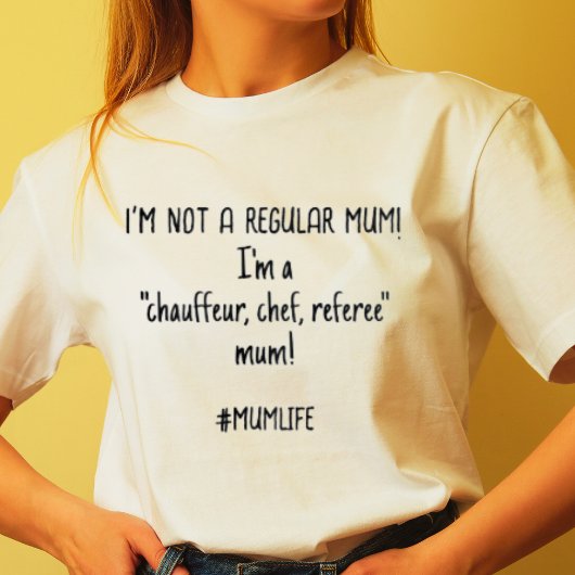 通常のお母おもしろいさんスローガンかわいい母親の日のプレゼント Tシャツ