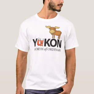 通常のずるいアメリカヘラジカのデザインの北 Tシャツ