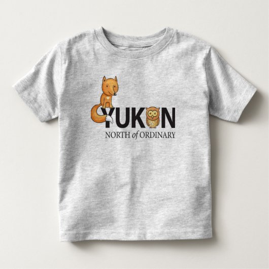 通常のずるいフクロウの幼児のティーの北 トドラーTシャツ (正面)