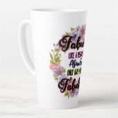 通常のアブエラのようなファブエラは素晴らしい カフェラテマグ (左アングル)