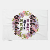 通常のアブエラのようなファブエラは素晴らしい キッチンタオル (横)