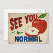 通常のイリノイのリンゴ – ヴィンテージ旅行 ポストカード (正面/裏面)