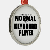 通常のキーボードプレーヤー メタルオーナメント (右)