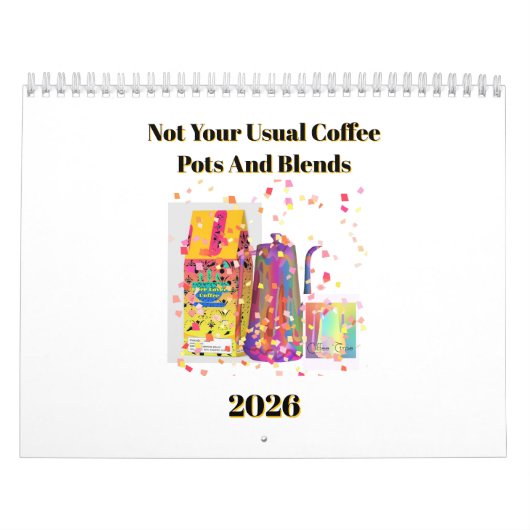 通常のコーヒーポットとブレンドのカレンダー カレンダー (カバー)