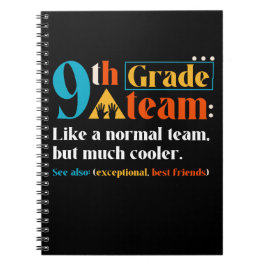 通常のチームのように9年生のチームが多クールい ノートブック