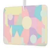 通常のパステルシェイプ(抽象芸術コラージュ) カーエアーフレッシュナー (左)