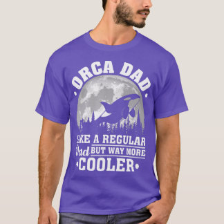 通常のパパのようなオルカおもしろいパパ父のOrca Da Tシャツ