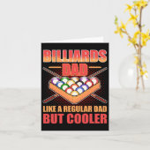 通常のパパのようなビリヤードのパパがクールしかし- Bill カード (黄色い花)