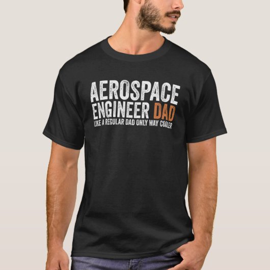 通常のパパ航空宇宙エンジンのようなパパを開発する Tシャツ (正面)