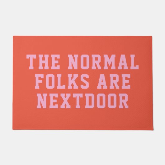 通常のフォークはNextdoor ドアマット (正面)