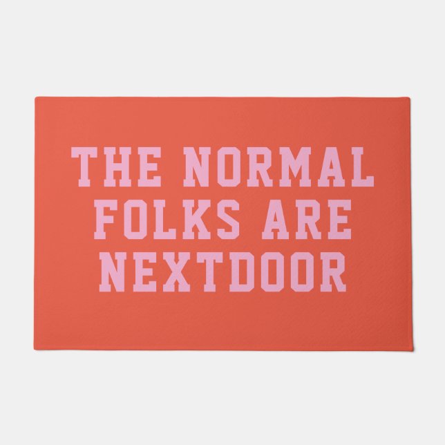 通常のフォークはNextdoor ドアマット (正面)