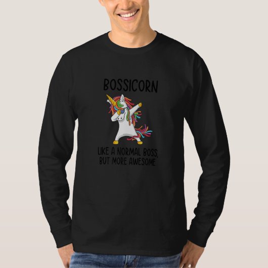 通常のボスのようにボッシコーンが多素晴らしい Tシャツ (正面)